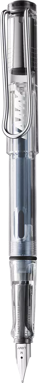 Original Lamy Ersatzkappe Für Füllhalter Safari Vista – Transparent (Modell 012), Mit Taschenclip